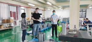 昨日，BYC蕾丝视频官网軸承迎來國外客戶進場參觀考察